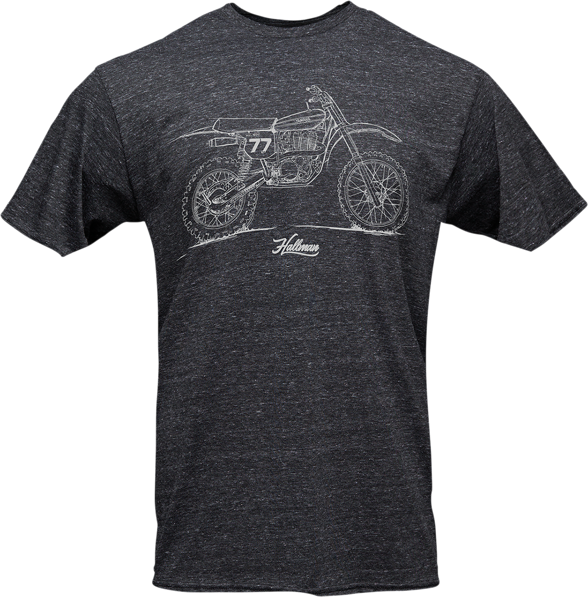 Мото тениска THOR Hallman HL500 Gray, Heather Black