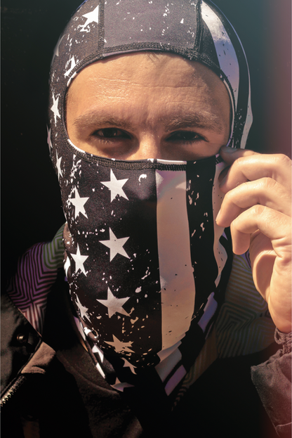 Боне ZANheadgear BK/WH FLAG