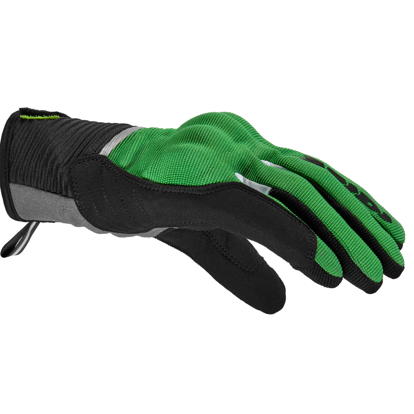 Текстилни мото ръкавици SPIDI FLASH CE BLACK/KAWA GREEN