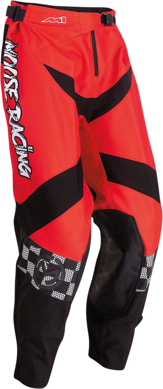 Мотокрос брич MOOSE RACING M1 PANTS RED