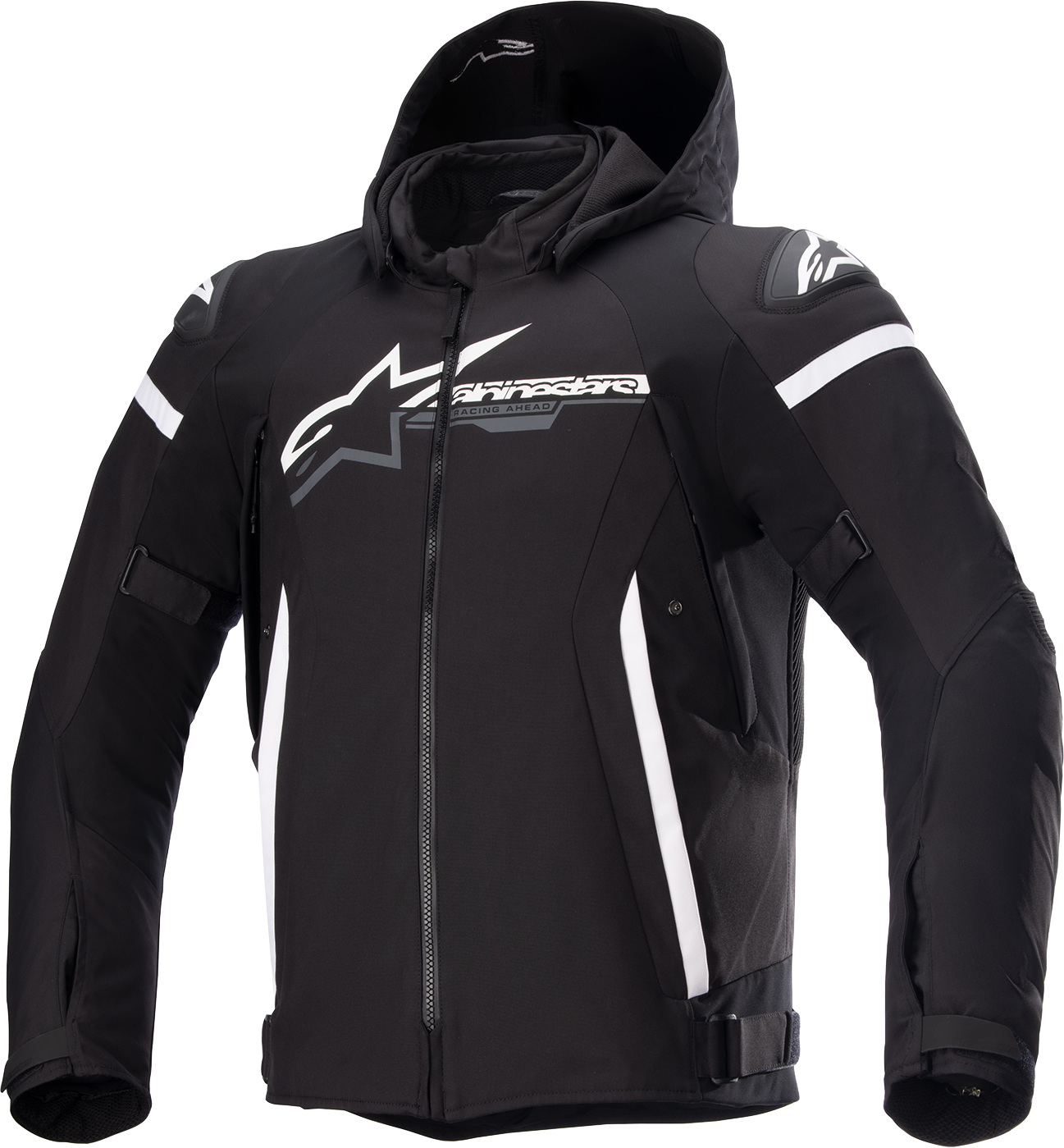 Текстилно мото яке ALPINESTARS Zaca Waterproof BLACK/WHITE