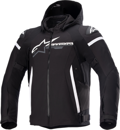 Текстилно мото яке ALPINESTARS Zaca Waterproof BLACK/WHITE