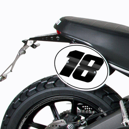 Стойки за състезателен номер BARRACUDA Ducati Scrambler (2014- 2021)