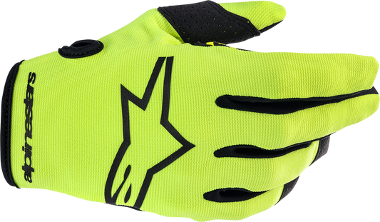 Детски мотокрос ръкавици ALPINESTARS RADAR YELLOW/BLACK