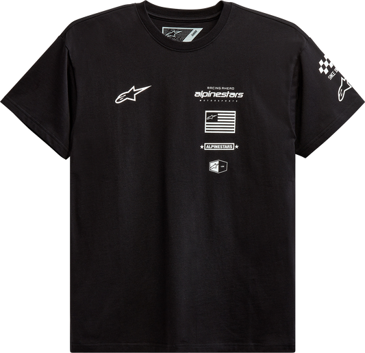Мото тениска ALPINESTARS TEE H-BLOCK BLACK