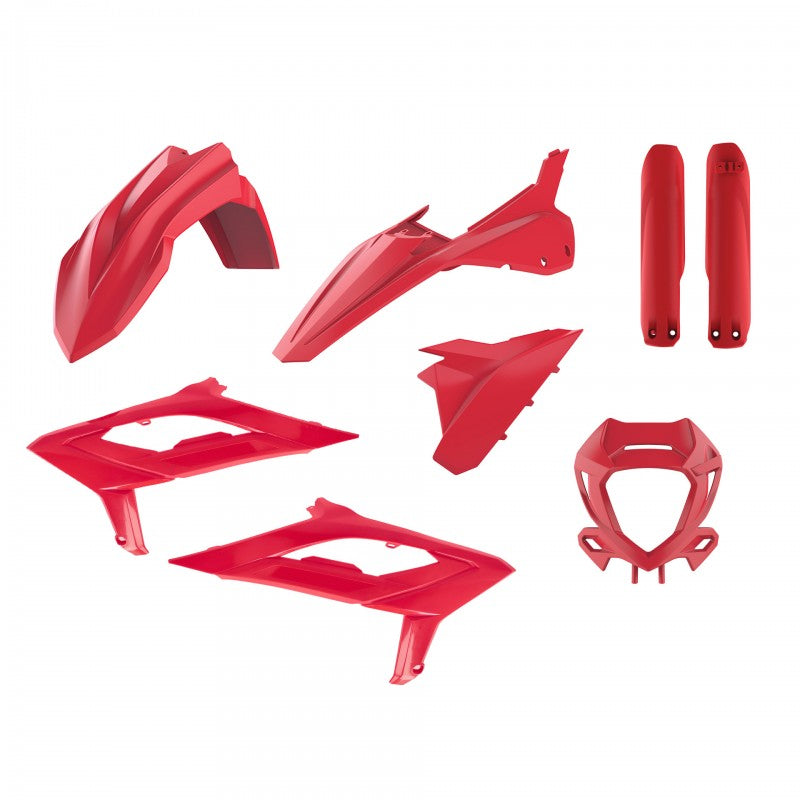 Комплект пластмаси POLISPORT Full Plastic Kit Beta RR 2T/4T (2023-24) Red