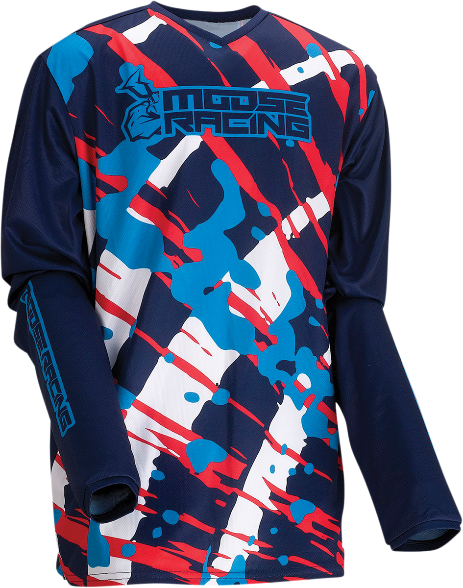 Детска блуза MOOSE RACING AGROID BLUE