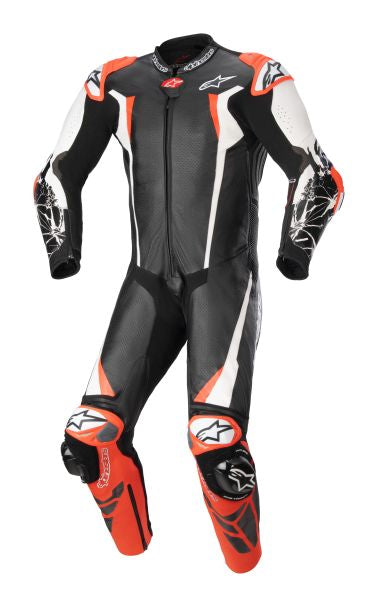 Кожен екип ALPINESTARS RACING ABSOLUTE V2 BLACK/FLUO RED/WHITE