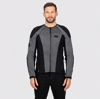 Лятно яке за мотор KNOX URBANE PRO® MK3 BLACK/SILVER
