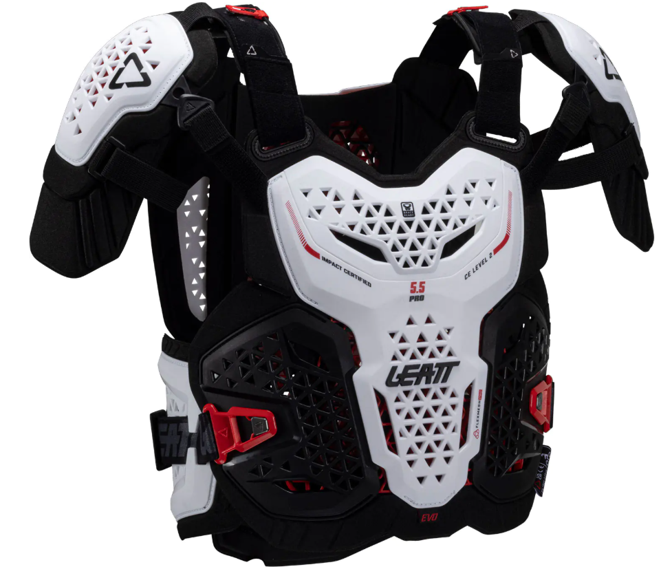 Протекторна броня LEATT 5.5 PRO EVO WHITE