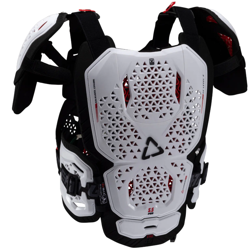 Протекторна броня LEATT 5.5 PRO EVO WHITE