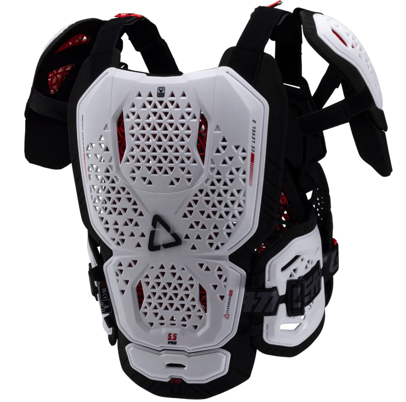 Протекторна броня LEATT 5.5 PRO EVO WHITE