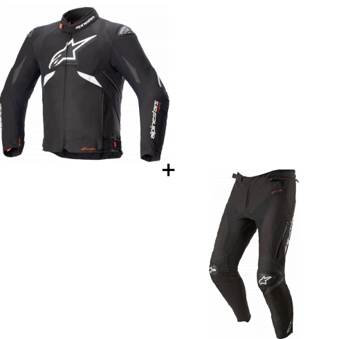 Текстилен екип ALPINESTARS T-SPR BLACK/WHT