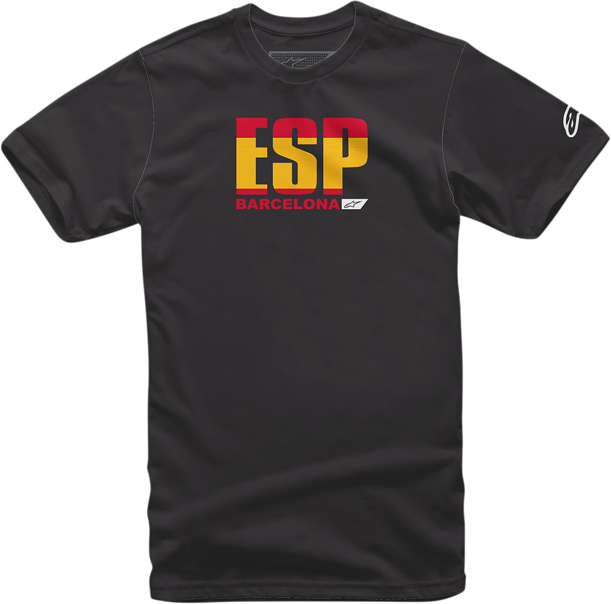 Мото тениска ALPINESTARS Spain Circuits T-Shirt BLACK