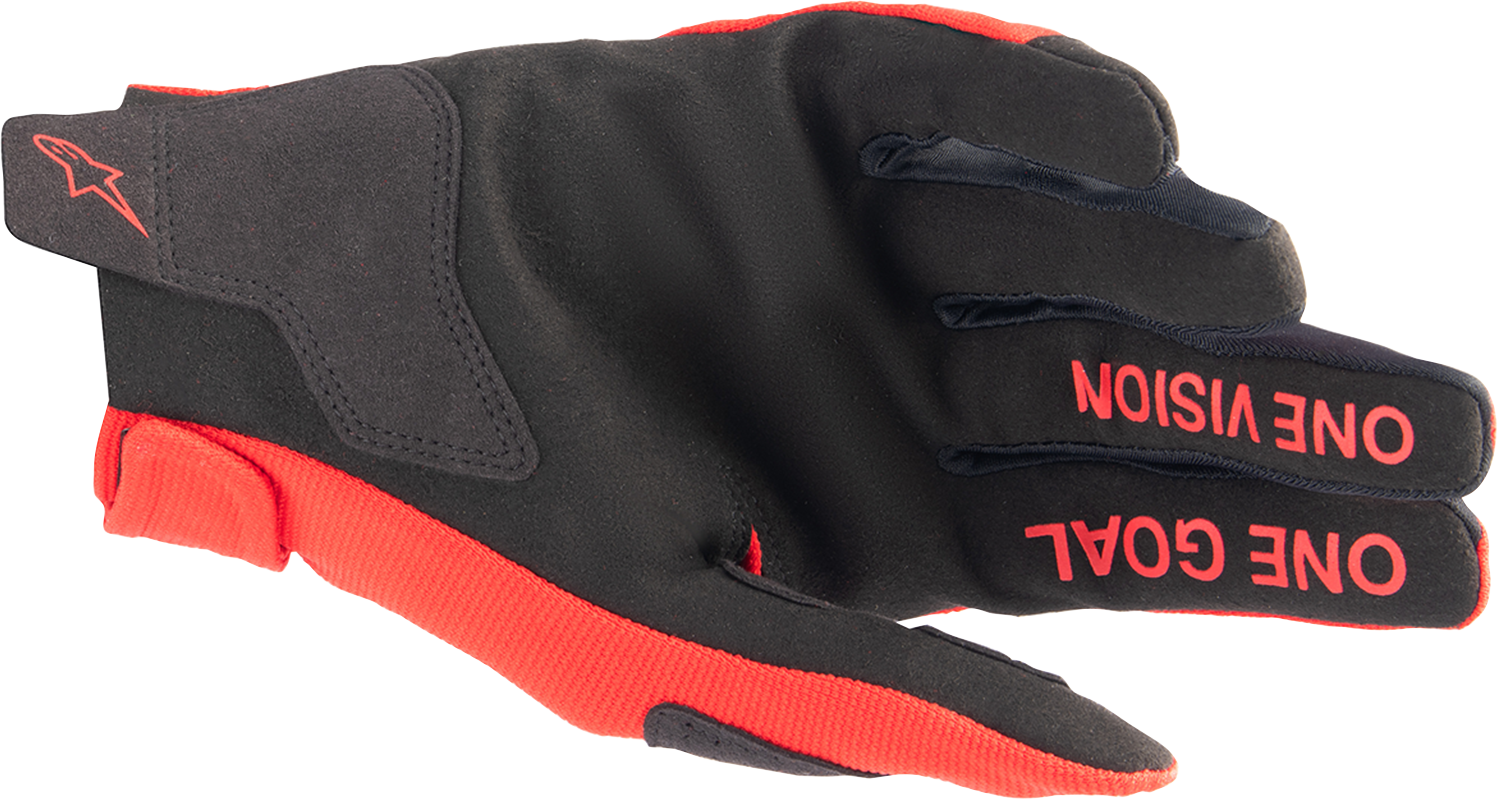 Детски мотокрос ръкавици ALPINESTARS RADAR RED/SL