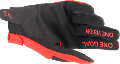 Детски мотокрос ръкавици ALPINESTARS RADAR RED/SL