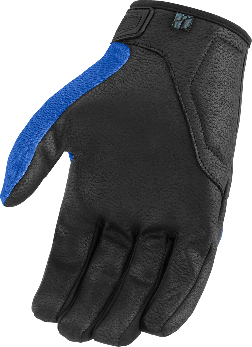 Мото ръкавици ICON HOOLIGAN CE - BLUE