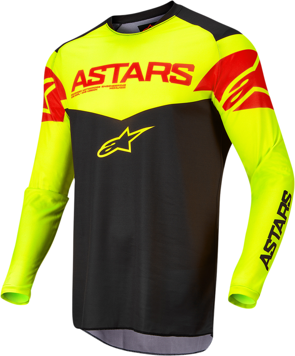 Мотокрос блуза ALPINESTARS FLUID TRIPPLE S21 BLACK/RED/YELLOW