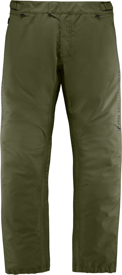 Текстилен мото панталон ICON PDX3 OVERPANTS - OLIVE