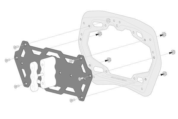 Монтажен комплект за куфари SW-MOTECH SIDE CARRIER ADP KIT PRO 1