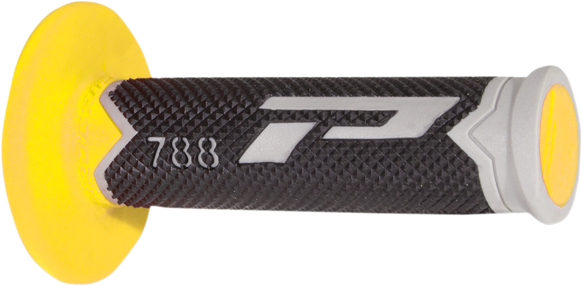 Мотокрос ръкохватки PROGRIP TRIPPLE Density GREY/YELLOW/BLACK