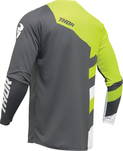 Мотокрос джърси THOR SECTOR CHECKER GRAY/ACID