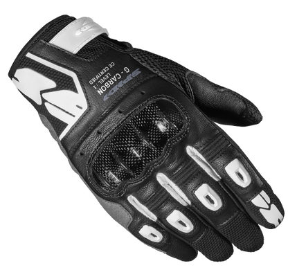Дамски мото ръкавици SPIDI G-CARBON Black/White