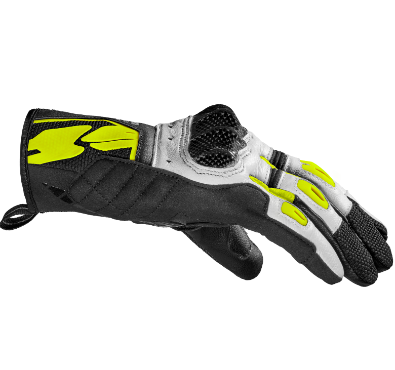 Дамски мото ръкавици SPIDI G-CARBON Yellow fluo
