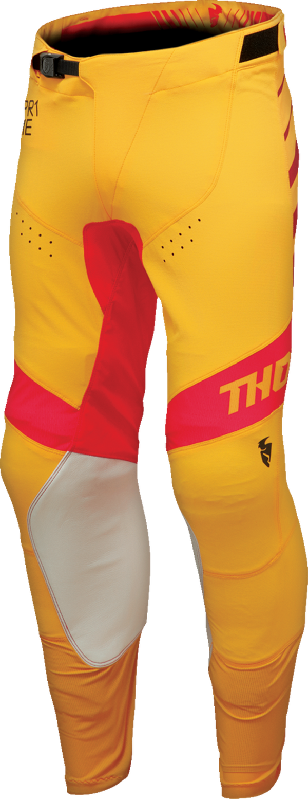 Мотокрос брич THOR PRIME ANALOG YELLOW/RED