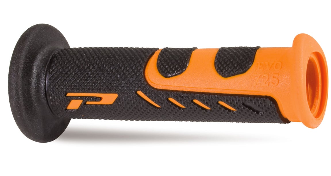 Мото ръкохватки PROGRIP 725 Road BK/OR OPEN ENDS