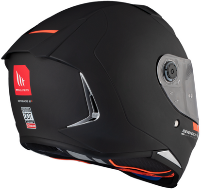 Каска MT REVENGE 2 S SOLID A1 MATT BLACK