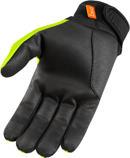 Текстилни мото ръкавици ICON ANTHEM 2 - HI-VIZ