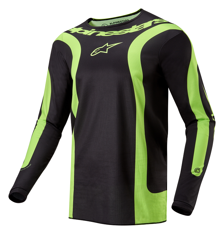 Мотокрос джърси ALPINESTARS F-LURV BLK/YLW FL