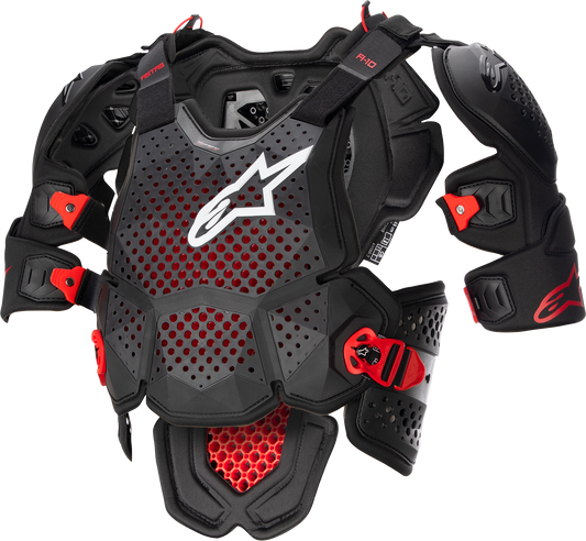 Протекторна броня ALPINESTARS A-10 V2 BLACK/RED