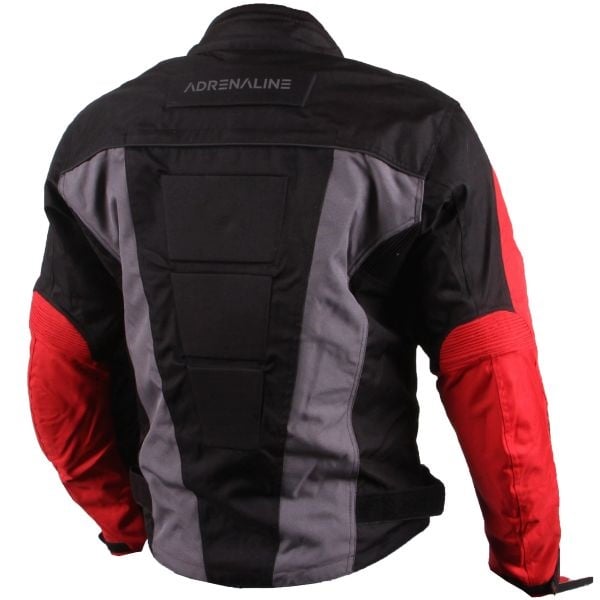 Текстилно мото яке ADRENALINE PYRAMID 2.0 BLACK/GREY/RED