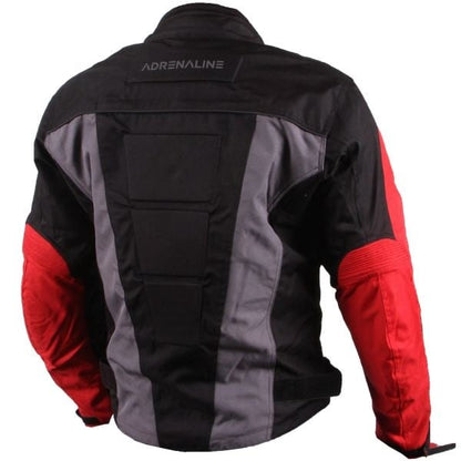 Текстилно мото яке ADRENALINE PYRAMID 2.0 BLACK/GREY/RED