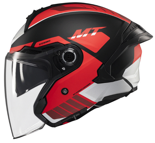 Скутер каска MT COSMO SV CRUISER B5 RED