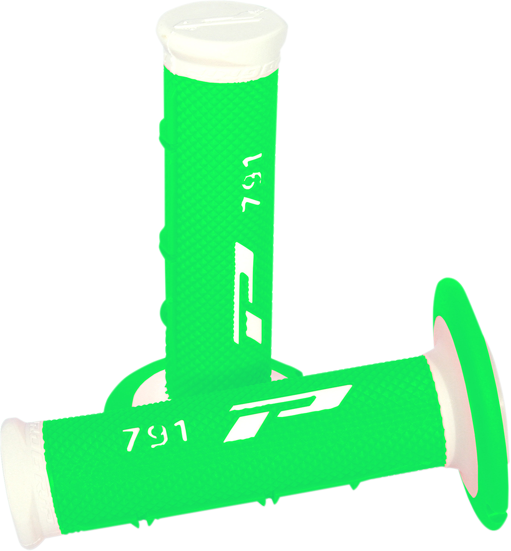 Мотокрос ръкохватки PROGRIP Triple Density 791 WHITE/GREEN