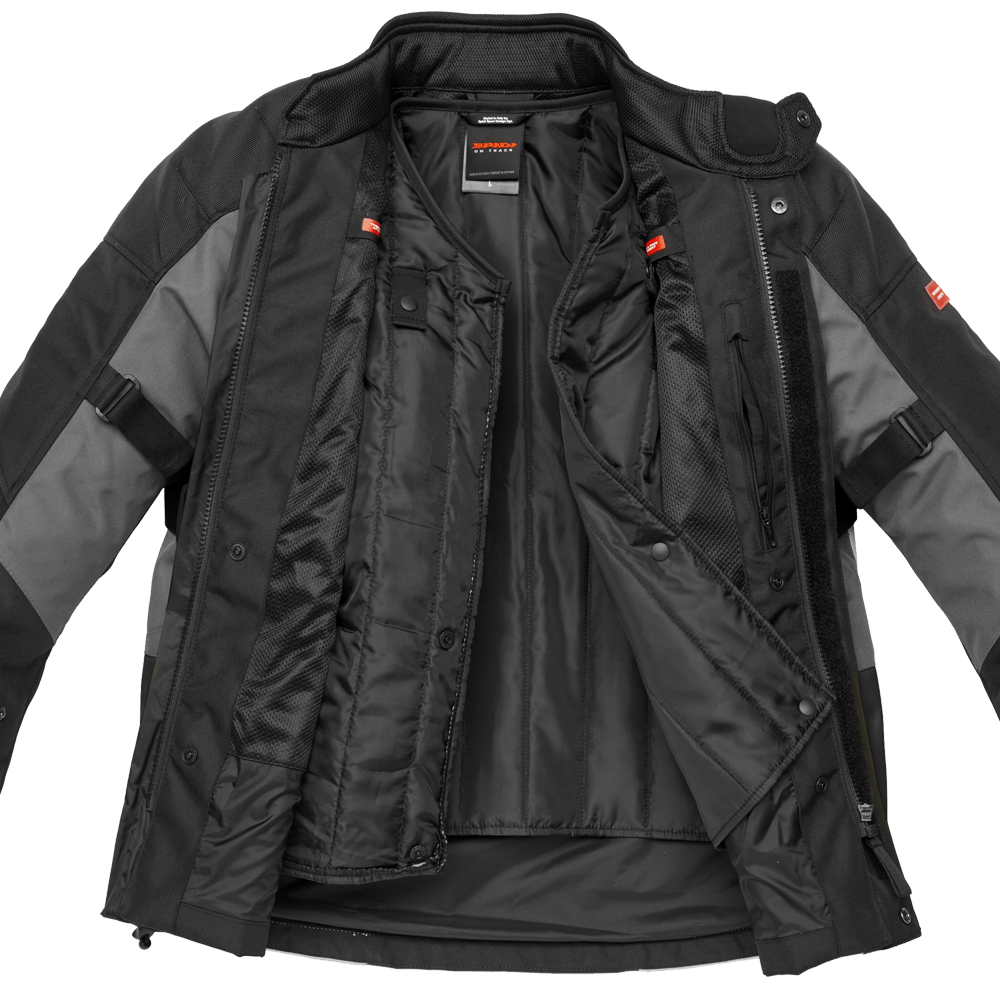 Текстилно мото яке TRAVELER 2 H2OUT BLACK/SLATE
