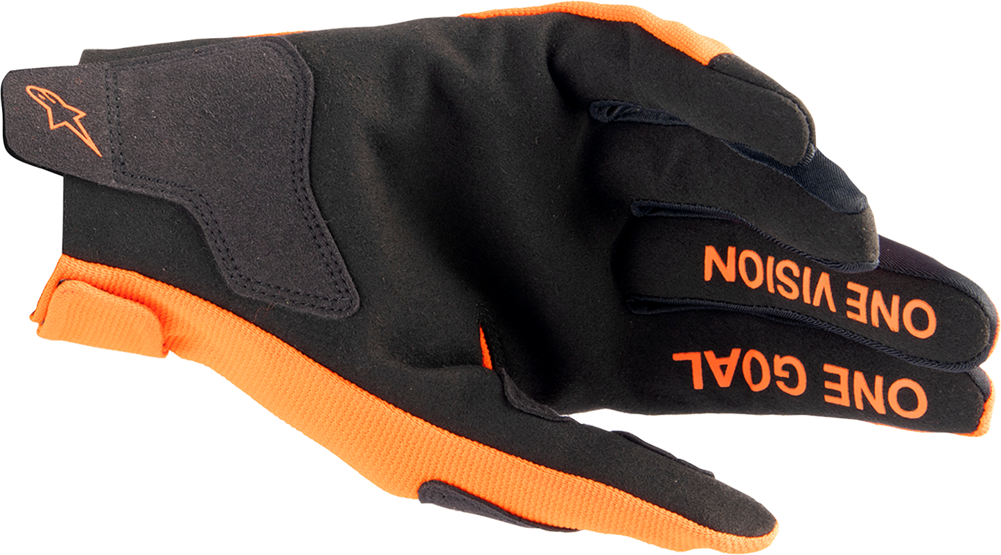 Детски мотокрос ръкавици ALPINESTARS RADAR OR/BLK