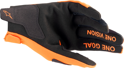 Детски мотокрос ръкавици ALPINESTARS RADAR OR/BLK