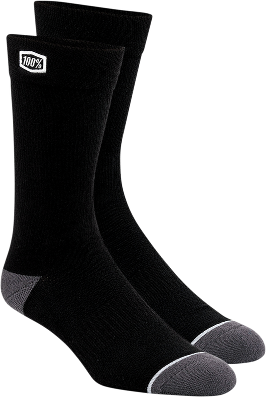 Вело / MTB чорапи 100% SOLID BLACK