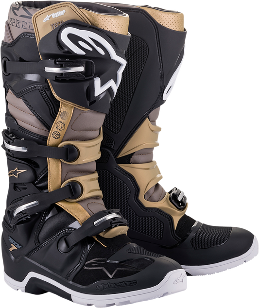 Мотокрос ботуши ALPINESTARS Tech 7 Enduro Drystar® BLACK/GOLD