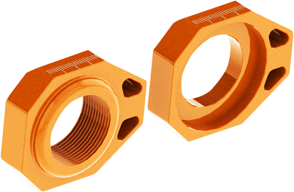Блок втулка за задна ос SCAR Axle Blocks KTM SX 125/250 13-22 / SXF 250/350/450 13-22 ORANGE