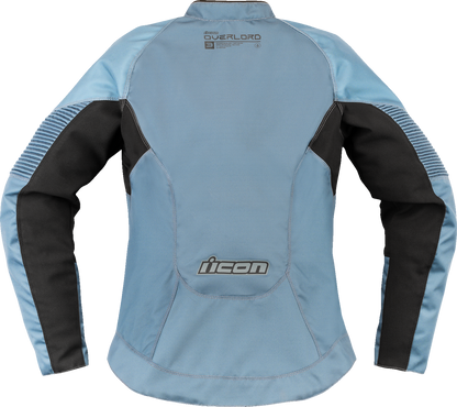 Дамско мото яке ICON Women's Overlord3 CE BLUE