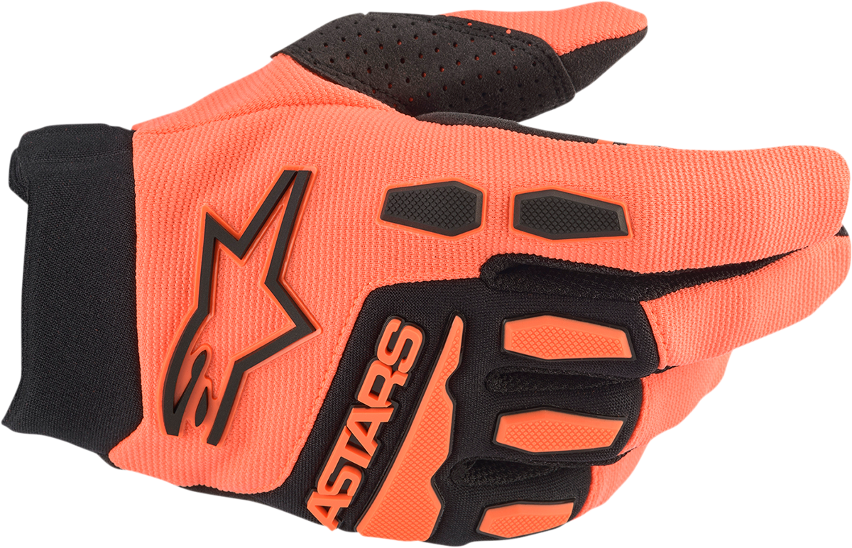 Детски мотокрос ръкавици ALPINESTARS Full Bore ORANGE/BLACK