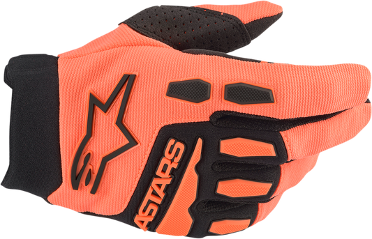 Детски мотокрос ръкавици ALPINESTARS Full Bore ORANGE/BLACK