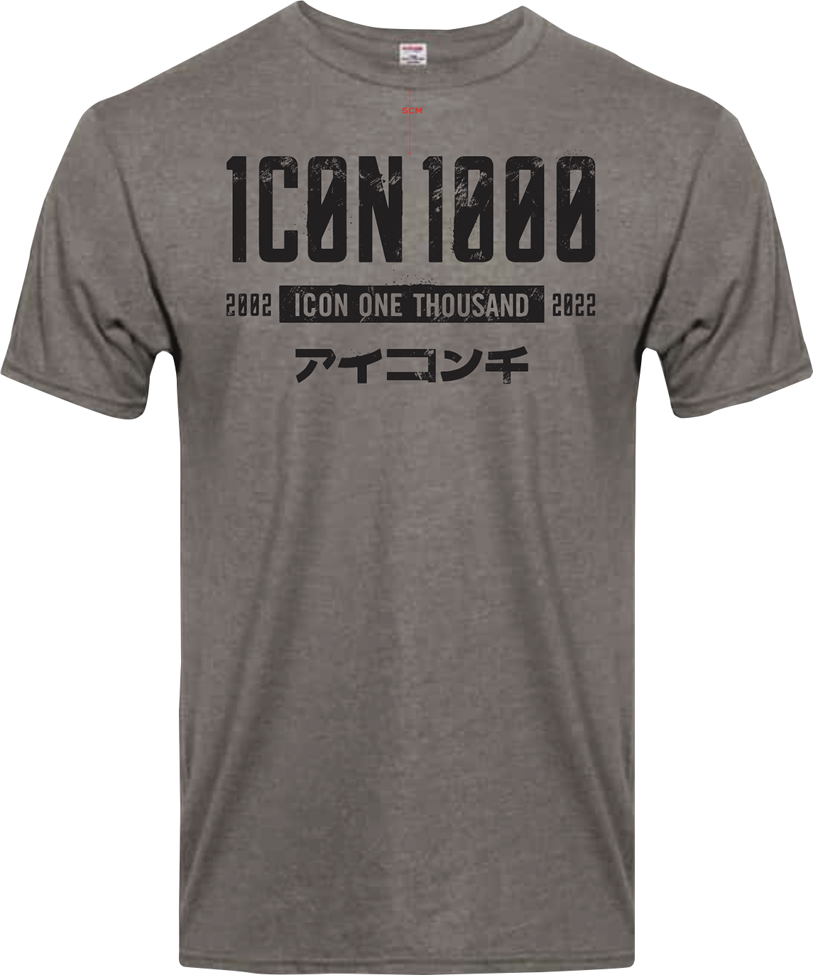 Мото тениска ICON MEMENTO GRAY