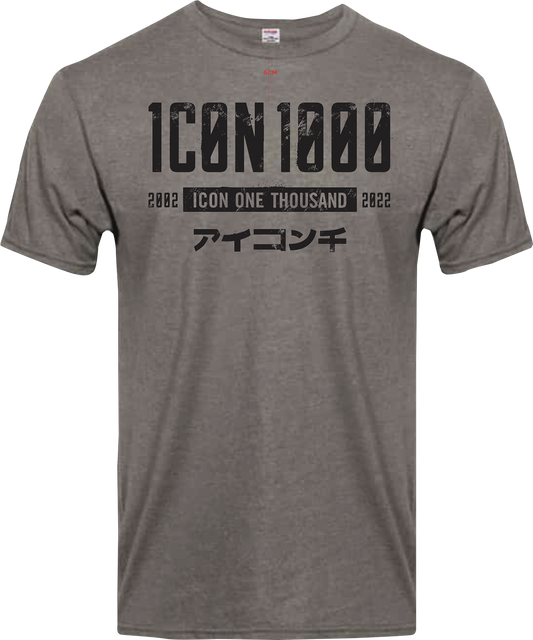 Мото тениска ICON MEMENTO GRAY