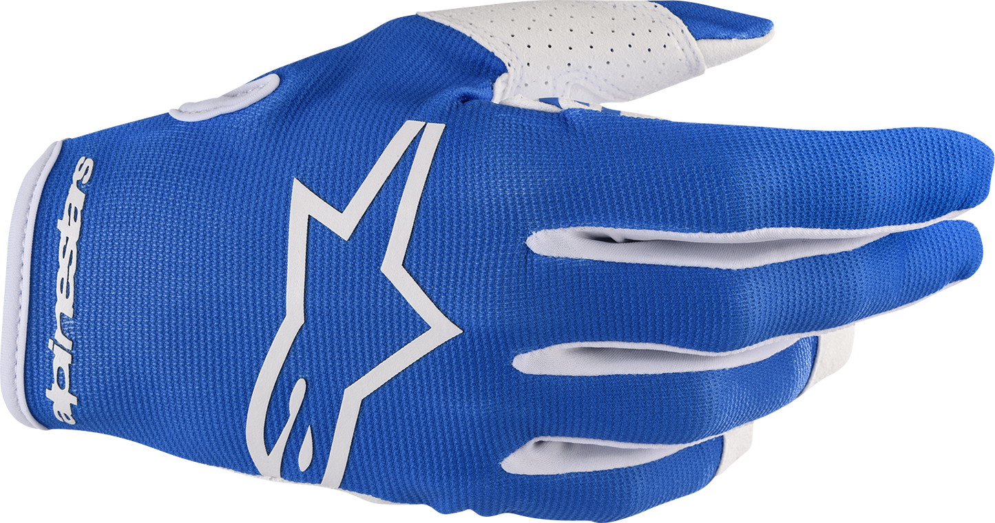 Мотокрос ръкавици ALPINESTARS RADAR BLUE/WHITE